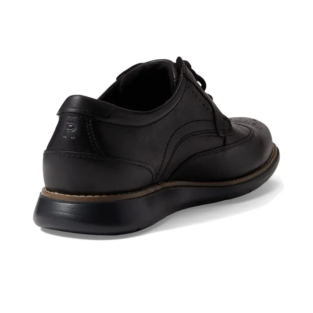 ROCKPORT TOTAL MOTION CRAFT WING TIP BLACK 12 M (D)